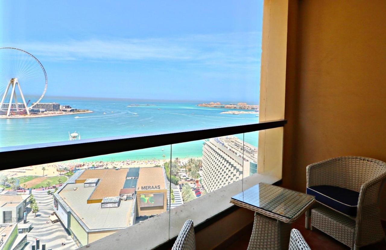 Full Seaview⎮High Floor⎮3 Minutes To The Beach Dubaj Kültér fotó